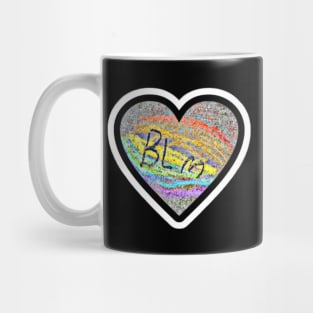 BLM 🖤 Pride - Double Sticker Black - Front Mug